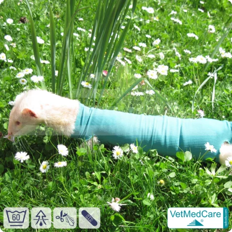 Safety Tubes DIY | like gauze bandages, bandages and plasters in one | protection stockings for pets like hamsters, rabbits and small animals | VetMedCare®